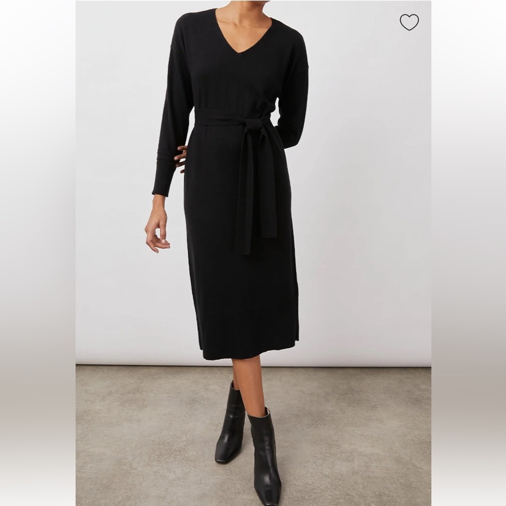 Rails Margot Midi Black Sweater Dress